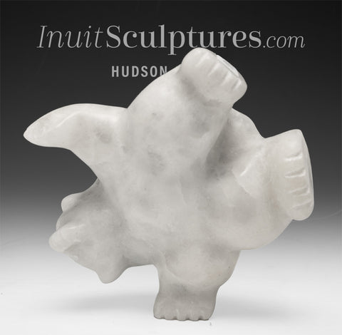 4" Two-way Dancing Bear by Oqittuq Shaa