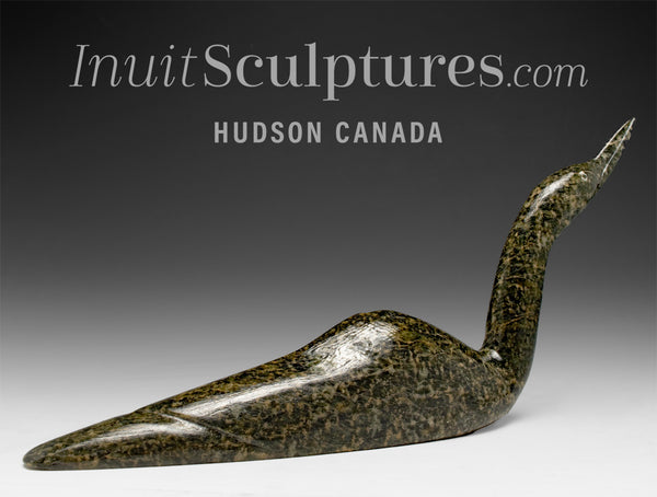 10" SIGNATURE Swan by Ning Ashoona