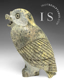 VERY LAST ONE - 9" SIGNATURE Owl by the Late Pits Qimirpik (1956-2024) *Tawny Girl*