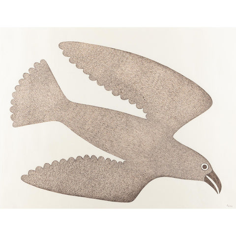 LAST PRINT / VINTAGE, 1980 CAPE DORSET Bird by Kenojuak Ashevak