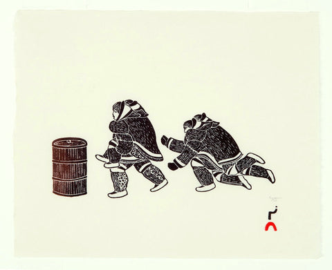 2011 AULAJIJAKKA (CHOSES DONT JE me souviens) de Kananginak Pootoogook