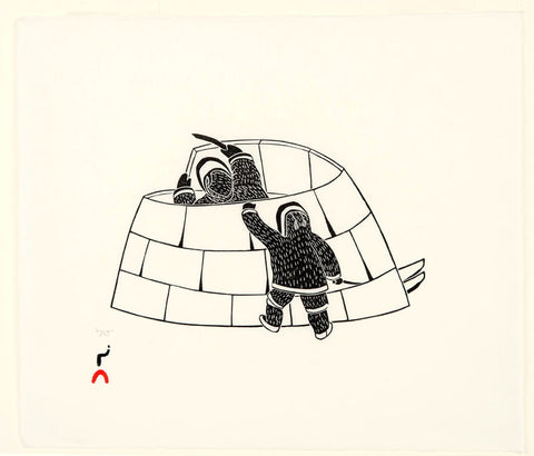 2011 AULAJIJAKKA (CHOSES DONT JE me souviens) de Kananginak Pootoogook