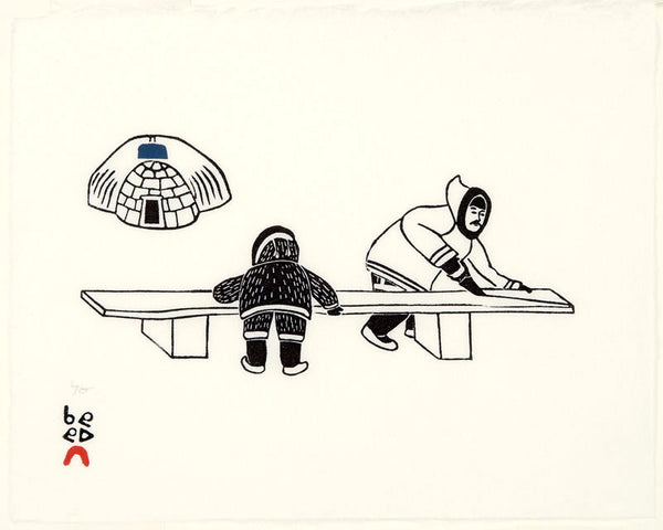 2011 AULAJIJAKKA (CHOSES DONT JE me souviens) de Kananginak Pootoogook