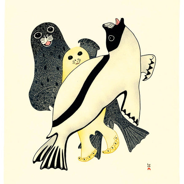 2008 PHOQUES DE L'ARCTIQUE par Kananginak Pootoogook