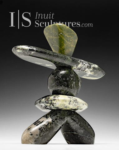 RESERVED** 9" SIGNATURE Inukshuk by Paul Bruneau *Flying Spin*