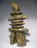 13.25" Inukshuk by Qavavau Shaa