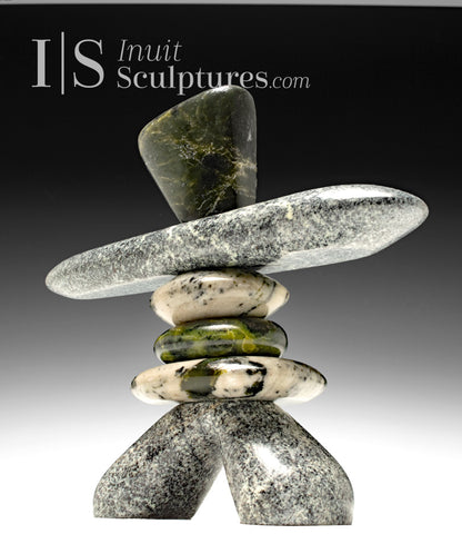 Inukshuk SIGNATURE 9" par Paul Bruneau *Ceinture verte*